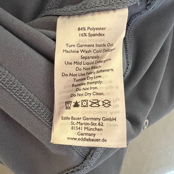 EDDIE BAUER Blue Traverse Trail High-Rise Capri Leggings Size Medium - Picture 6 of 7